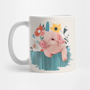 Friendly Baby Pig Mug